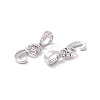 Eco-Friendly Brass Micro Pave Cubic Zirconia Pendants KK-K265-01P-C-2