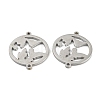 304 Stainless Steel Connector Charms STAS-P344-11P-2