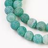 Natural Weathered Agate Beads Strands X-G-G589-8mm-08-5