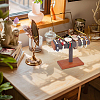 T-Shaped Bar Wood Covered with Microfiber Bracelet Display Stands BDIS-WH0014-01-6