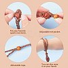 Adjustable Braided Waxed Cord Macrame Pouch Necklace Making NJEW-I243-A06-2