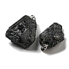 Natural Black Tourmaline Pendants G-F739-01P-6