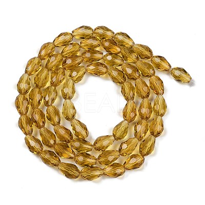 Transparent Glass Beads Strands EGLA-N013-T10mm-D08-1