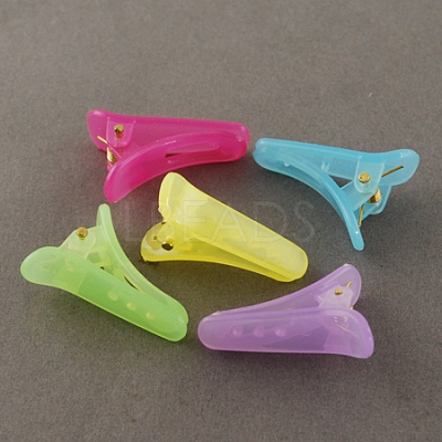 Acrylic Alligator Hair Clip Findings X-PHAR-R069-M-1