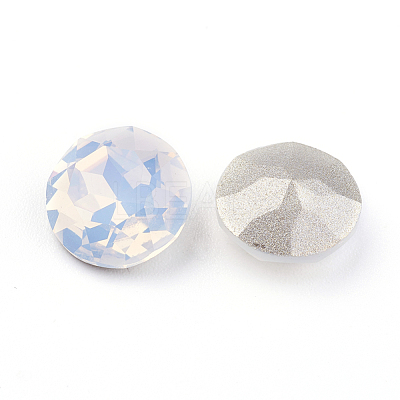 Pointed Back & Back Plated K9 Glass Rhinestone Cabochons RGLA-J012-10mm-234-1