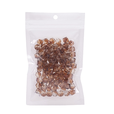 Two Tone Transparent Spray Painted Acrylic Bead LS-X-ACRP-T005-26A-1