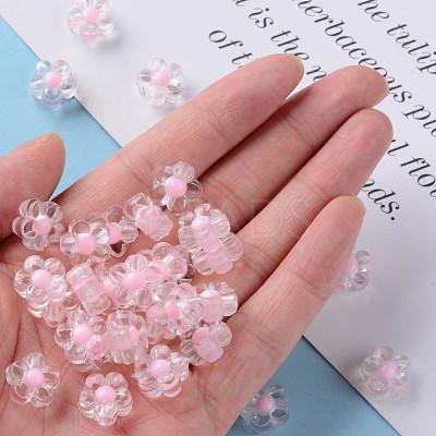 Transparent Acrylic Beads X-TACR-S152-06A-SS2112-1