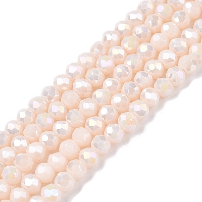 Electroplate Glass Beads Strands LS-EGLA-A044-P3mm-B05-1