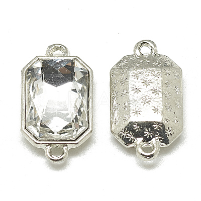 Alloy Glass Links connectors LS-PALLOY-T038-10x14mm-01-1