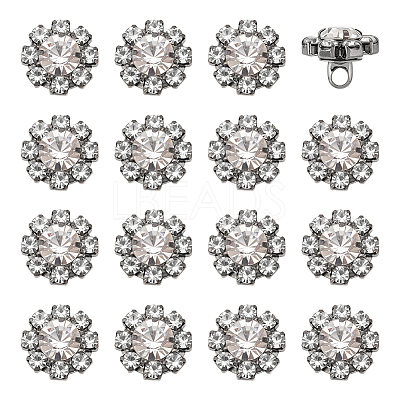 24Pcs 1-Hole Zinc Alloy Buttons FIND-PH0026-97-1