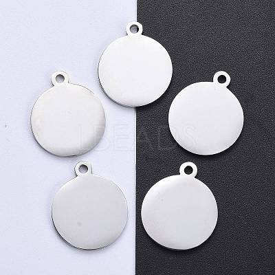 304 Stainless Steel Pendants STAS-TAG0001-31-1