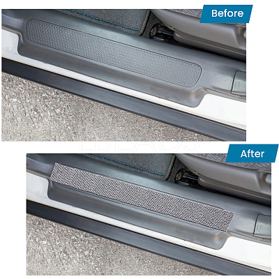 2Pcs Resin Rhinestone Glue Non-slip Car Door Stickers AJEW-GF0013-31B-1