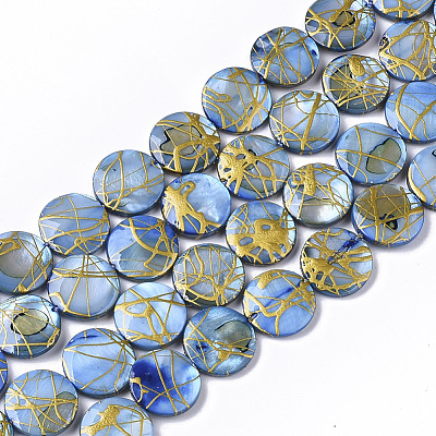 Drawbench Freshwater Shell Beads Strands SHEL-T014-012-1