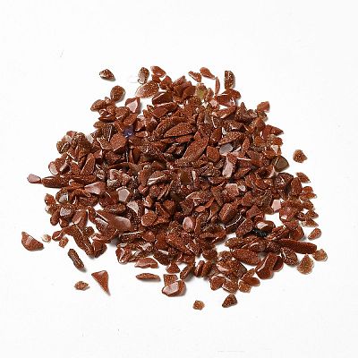 Synthetic Goldstone Chip Beads G-I350-01-1