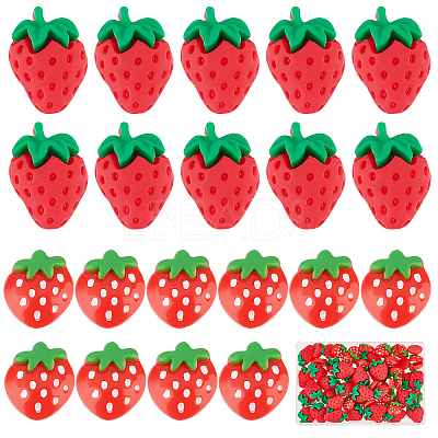 60Pcs 2 Style Resin Cabochons CRES-SC0002-36-1