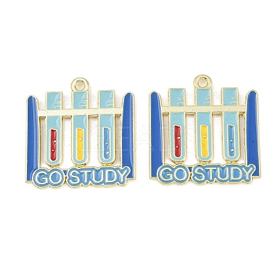 Alloy Enamel Pendants ENAM-L055-01F-02-1