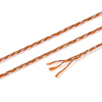 200M 6-Ply Sparkle Polyester Cord with Metallic Thread OCOR-T019-01A-01-1