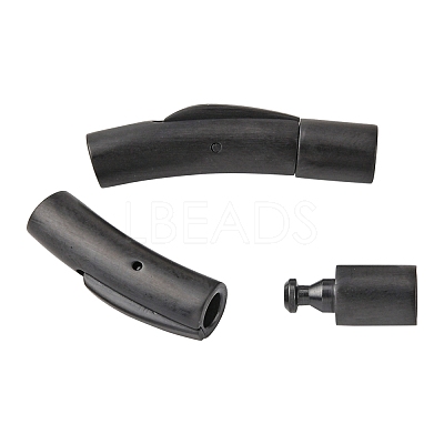 304 Stainless Steel Bayonet Clasps STAS-I013-4mm-MB-1