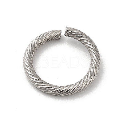 Non-Tarnish 304 Stainless Steel Open Jump Rings STAS-G224-23P-06-1