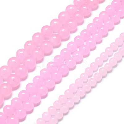 Natural Malaysia Jade Beads Strands G-L645-C01-6mm-22-1