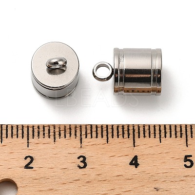 201 Stainless Steel Cord Ends STAS-S167-01G-P-1