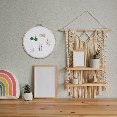 Lace Disc Earring Organizer Holder DIY-WH0399-64B-1