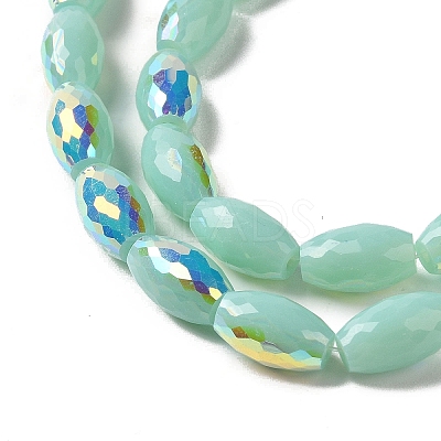 AB Color Plated Electroplate Beads Strands EGLA-H104-03E-1
