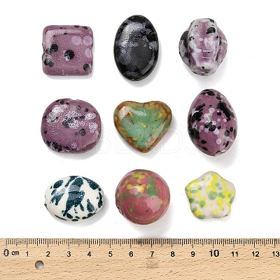 Handmade Porcelain Beads PORC-Z008-04-1