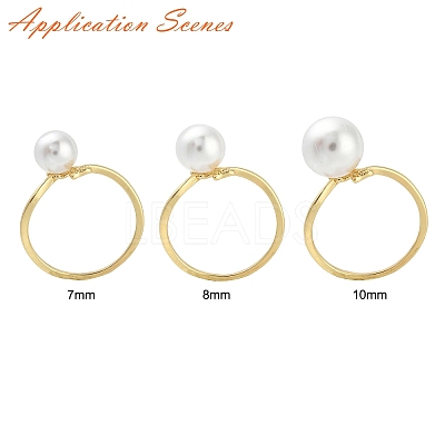 Leaf & Flower Brass Adjustable Ring Settings LS-KK-G527-01C-G-1