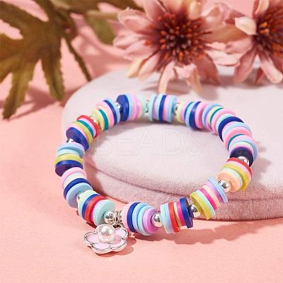 Handmade Polymer Clay Beads CLAY-R067-3.0mm-28-1