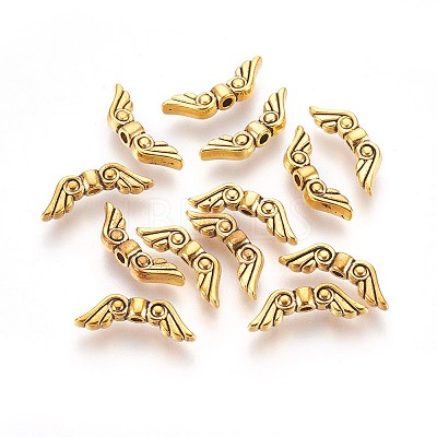 Tibetan Style Alloy Beads TIBEB-A11-3712-AG-LF-1