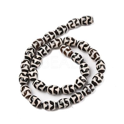 Tibetan Style dZi Agate Beads Strands G-N344-02C-1