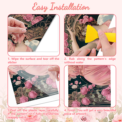 3 Sheets 3 Styles PVC Waterproof Decorative Stickers DIY-WH0404-096-1