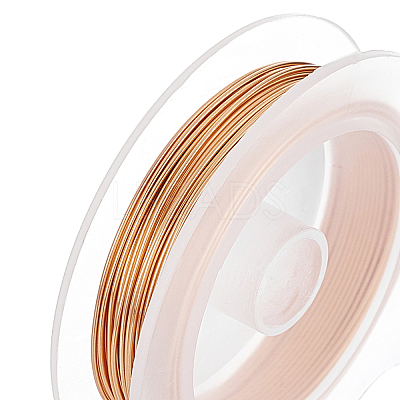 2 Rolls 2 Colors Round Copper Craft Wire CWIR-BC0006-19-1