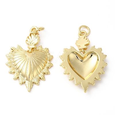Eco-Friendly Rack Plating Brass Pendants KK-R143-17G-1