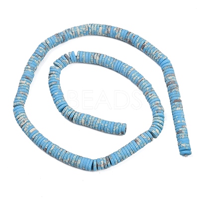 Dyed Synthetic Imperial Jasper Beads Strands G-A272-C06-02-1