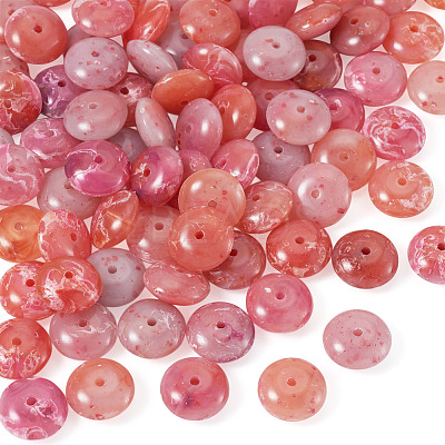 80Pcs 61G Acrylic Imitation Gemstone Beads MACR-TADJ0001-10E-1
