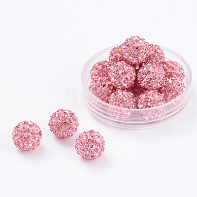 Pave Disco Ball Beads RB-H258-8MM-223-1