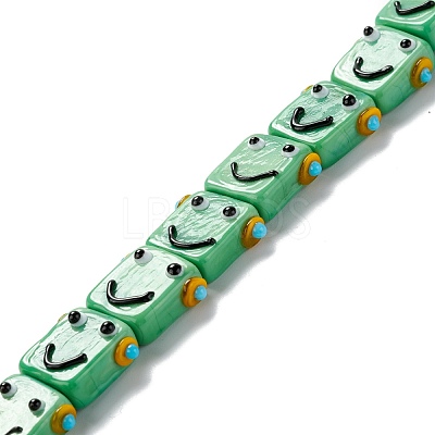 Handmade Lampwork Beads Strands LAMP-D015-07G-1
