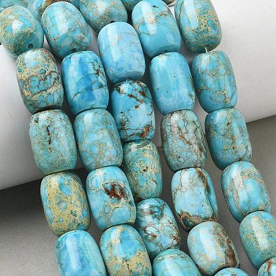 Natural Magnesite Beads Strands GG-CBA6BAC-E06-1