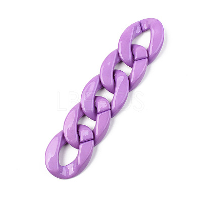 Opaque Acrylic Linking Rings OACR-T024-01-G02-1