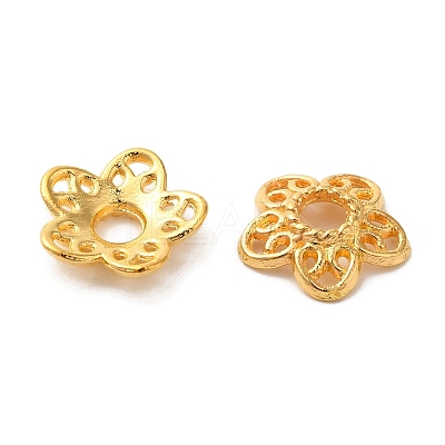 Tibetan Style Alloy Bead Caps K0P34012-1