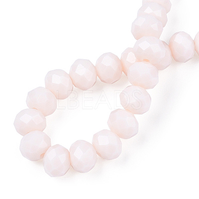 Opaque Solid Color Glass Beads Strands LS-EGLA-A034-P4mm-D33-1