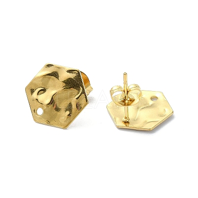 304 Stainless Steel Stud Earring Findings STAS-L024-003G-06-1