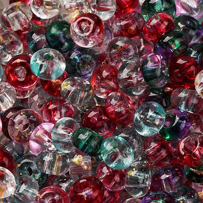3/0 Baking Paint Transparent Colours Glass Round Beads SEED-L011-13A-01-1