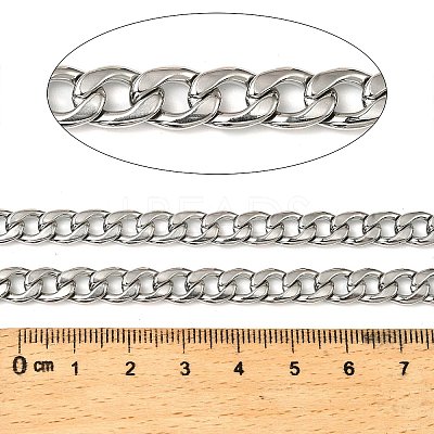 316 Surgical Stainless Steel Curb Chains CHS-H114-08B-P-1