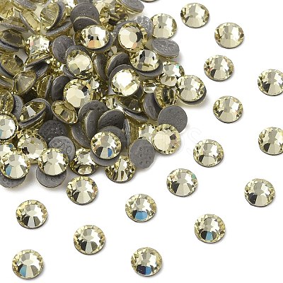 Preciosa&reg Crystal Hotfix Flatback Stones Y-PRC-HSS10-80100-1