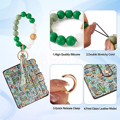 Silicone Beads Keychain KEYC-TAC00022-1