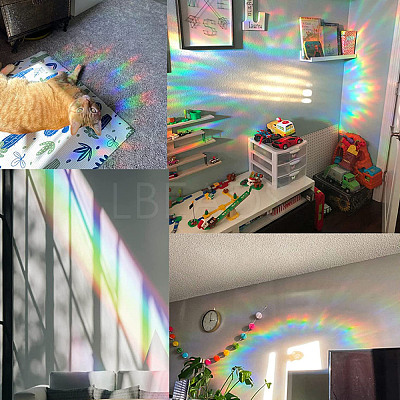 Waterproof PVC Laser No-Glue Stickers DIY-WH0304-221F-1