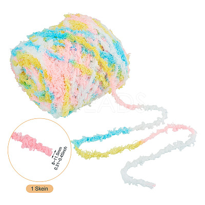 Segment Dyed Super Bulky Polyester Yarn YCOR-TADJ0001-05E-1
